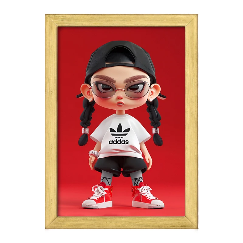 تابلو خندالو طرح دخترانه کد F4041