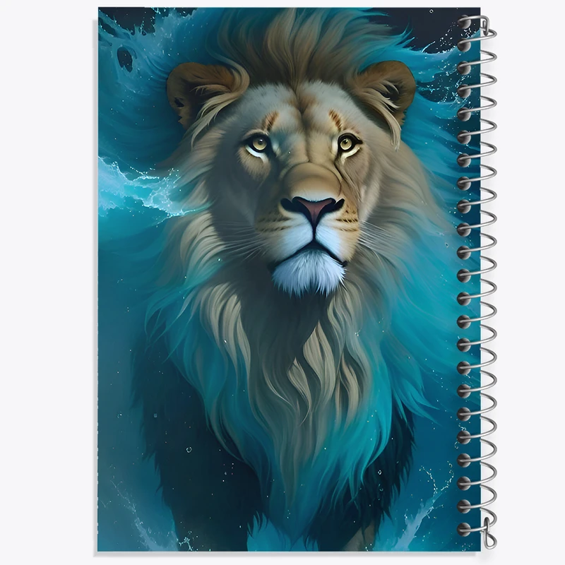 دفتر نقاشی 50 برگ خندالو طرح شیر کد F9022