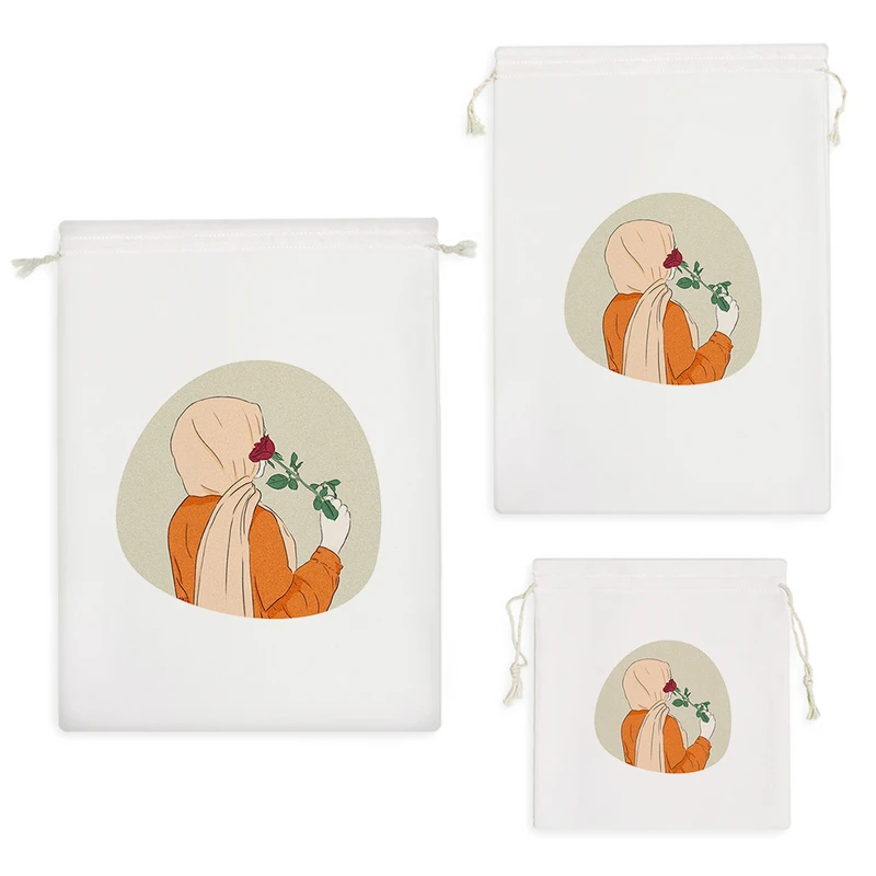 نظم دهنده خندالو مدل دخترانه با حجاب  کد 3169 مجموعه 3 عددی