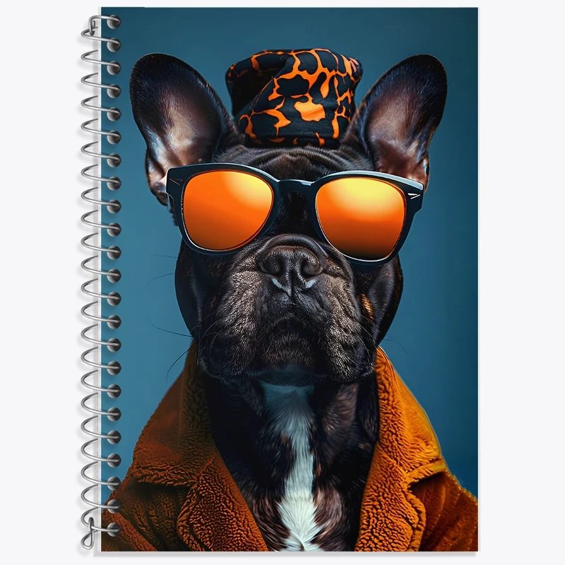 دفتر لغت 50 برگ خندالو طرح سگ گنگ کد F9241