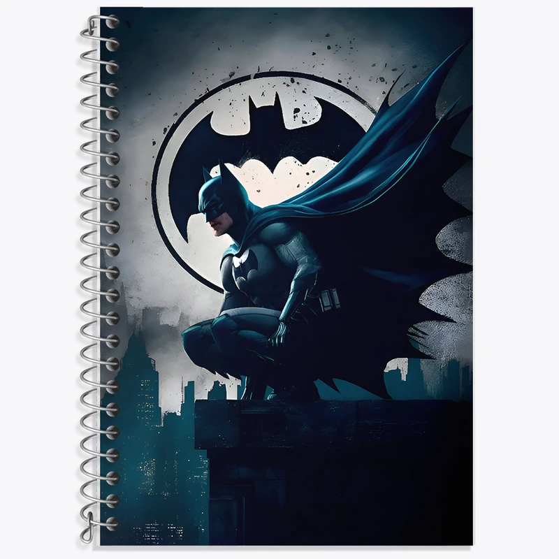 دفتر زبان دوخط 50 برگ خندالو طرح بتمن (Batman) کد F9125