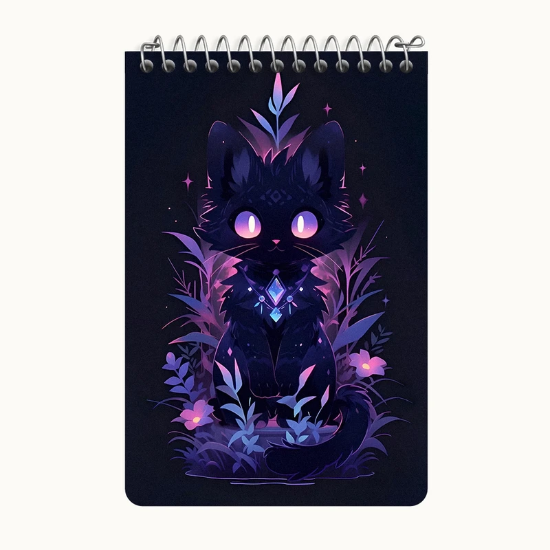 دفتر یادداشت 50 برگ خندالو طرح گربه کد F9261