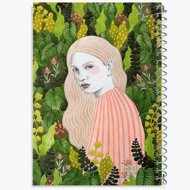 دفتر طراحی 50 برگ خندالو طرح دخترانه کد F207