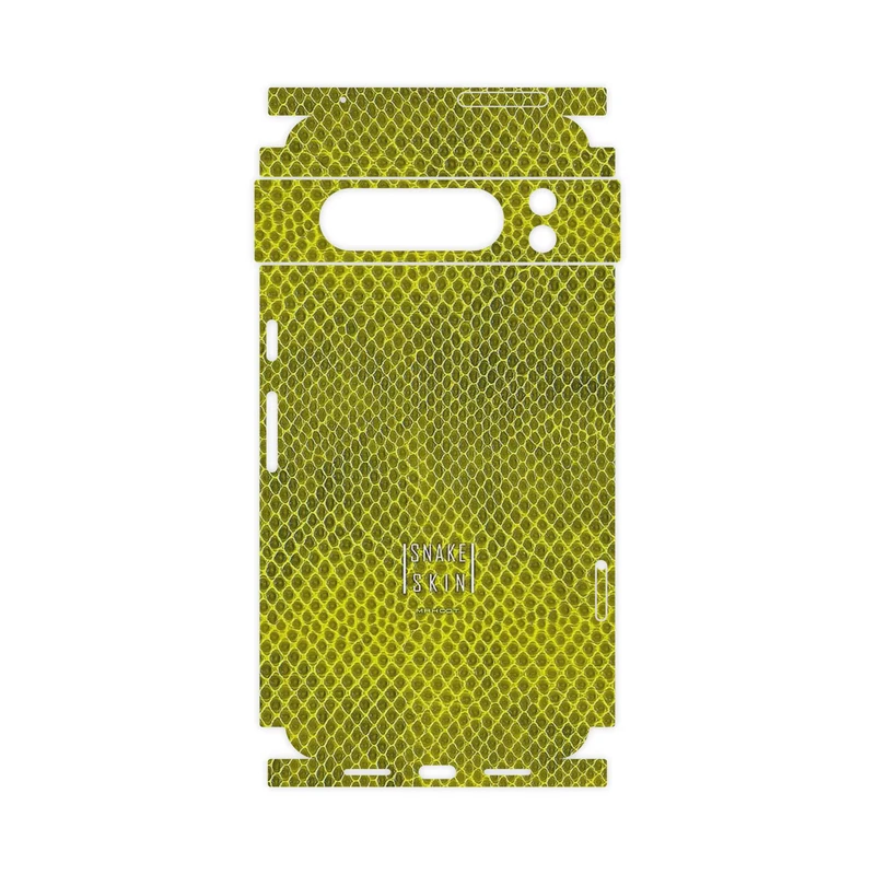 برچسب پوششی ماهوت مدل Yellow Snake Skin-FullSkin مناسب برای گوشی موبایل گوگل Pixel 8 Pro