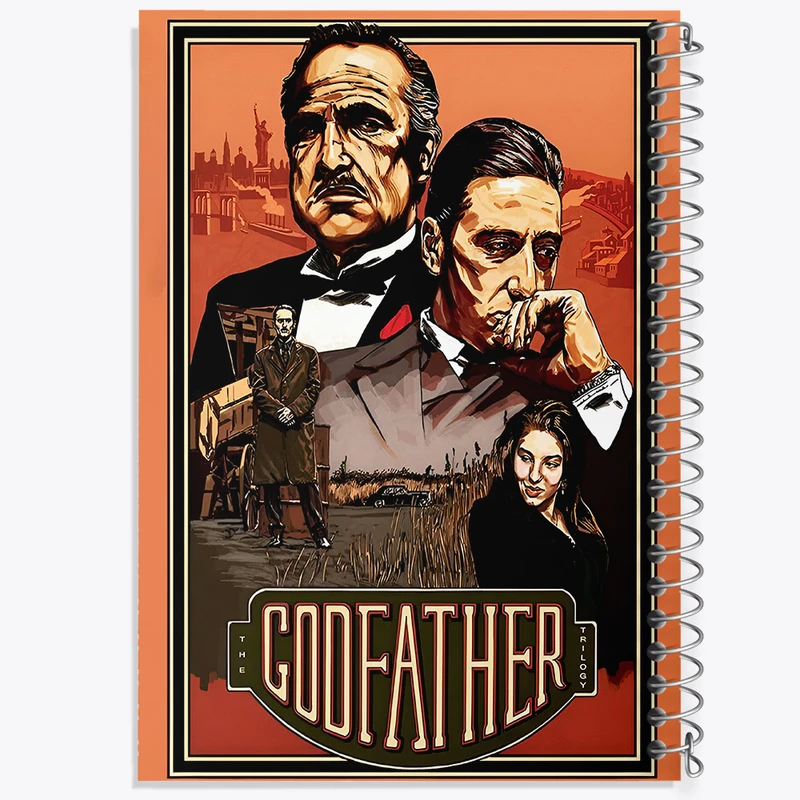 دفتر مشق 100 برگ خندالو طرح پدر خوانده (The Godfather) کد F13562