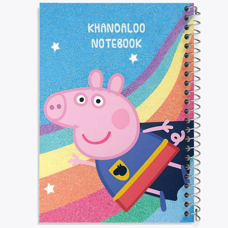 دفتر شطرنجی 50 برگ خندالو طرح انیمیشن پپا پیگ (Peppa Pig) کد N9269