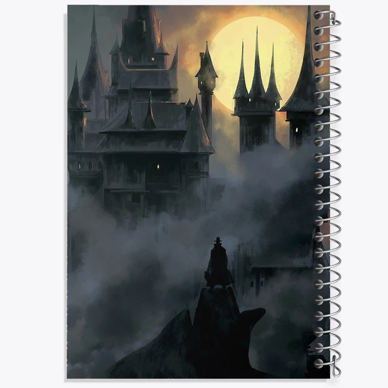 دفتر طراحی 50 برگ خندالو طرح قلعه کد F1297