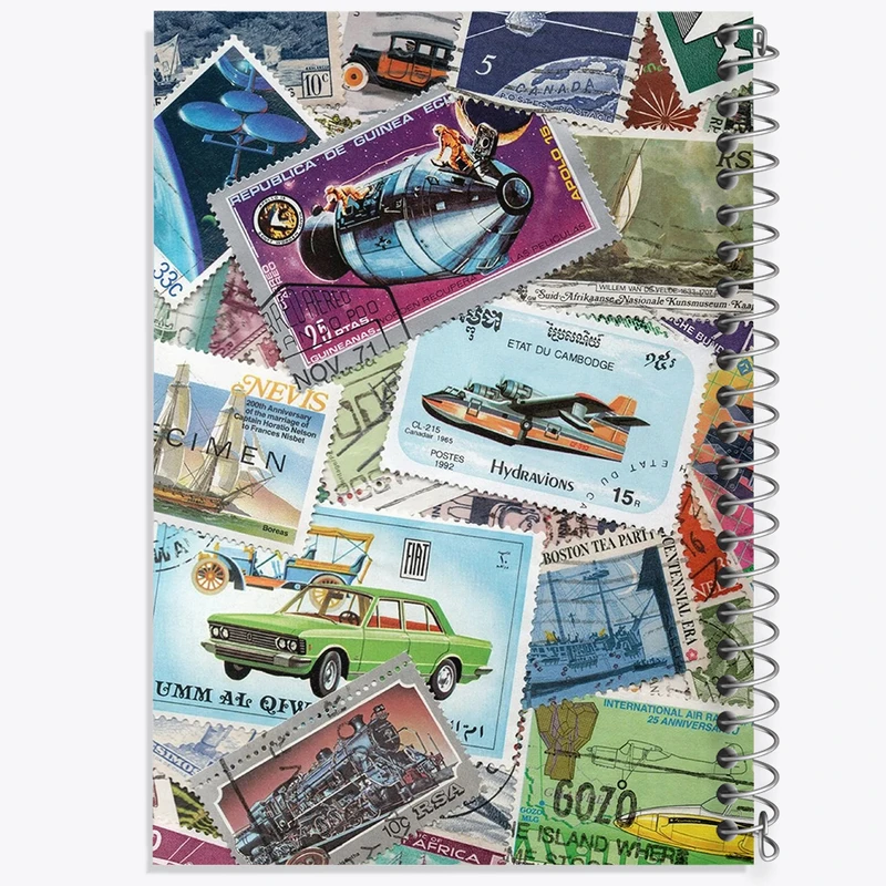 دفتر نقاشی 50 برگ خندالو طرح تمبر کد N8289