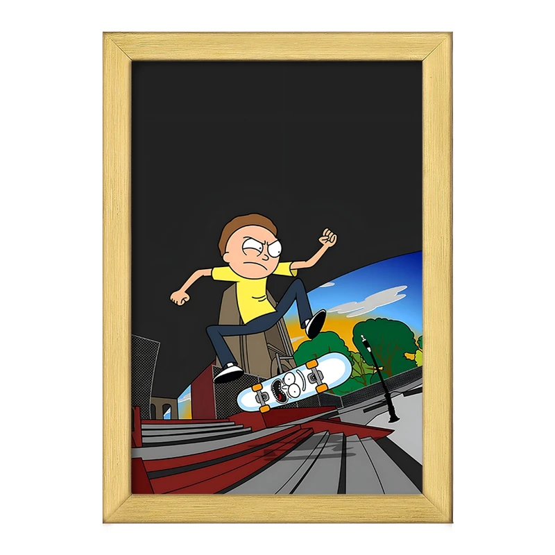 تابلو خندالو طرح ریک و مورتی (Rick and Morty) کد F4928