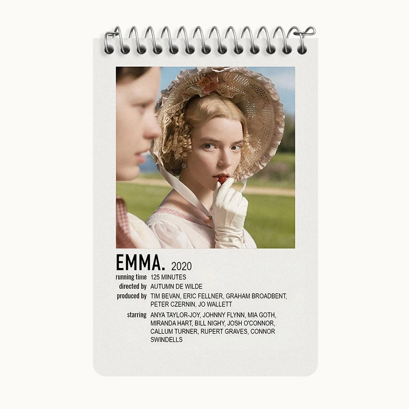 دفتر یادداشت 50 برگ خندالو طرح اما (Emma) کد F13327