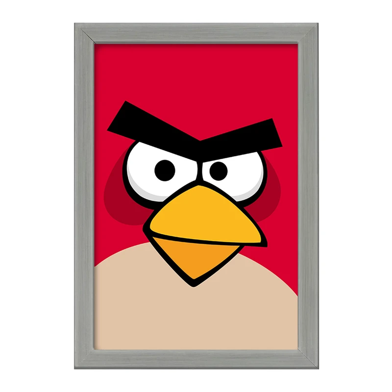 تابلو خندالو طرح پرندگان خشمگین (Angry Birds) کد F2061