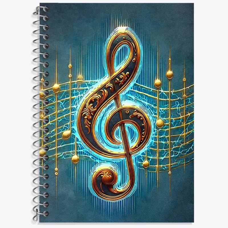 دفتر زبان 50 برگ خندالو مدل سه خط طرح کلید سل کد N8073