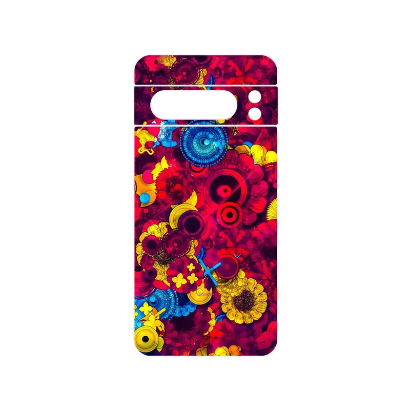 برچسب پوششی ماهوت مدل Vector Flower Garden Digital Art مناسب برای گوشی موبایل گوگل Pixel 8 Pro
