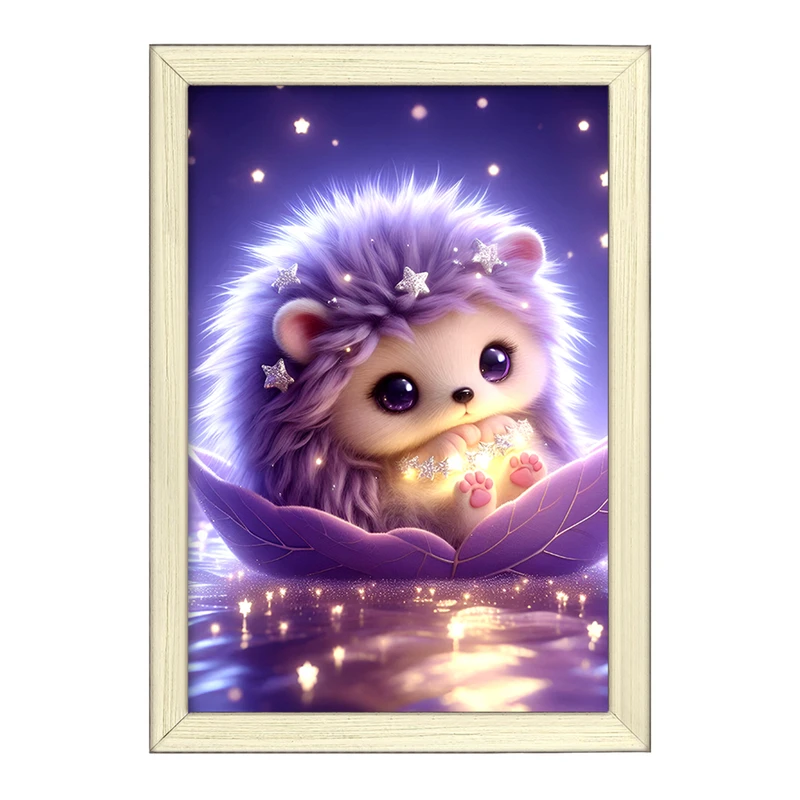 تابلو خندالو طرح جوجه تیغی بامزه کد F5481