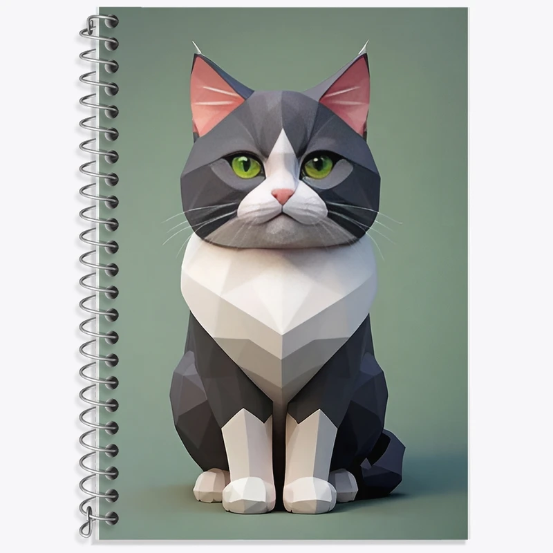 دفتر لغت 50 برگ خندالو طرح گربه کد F12700