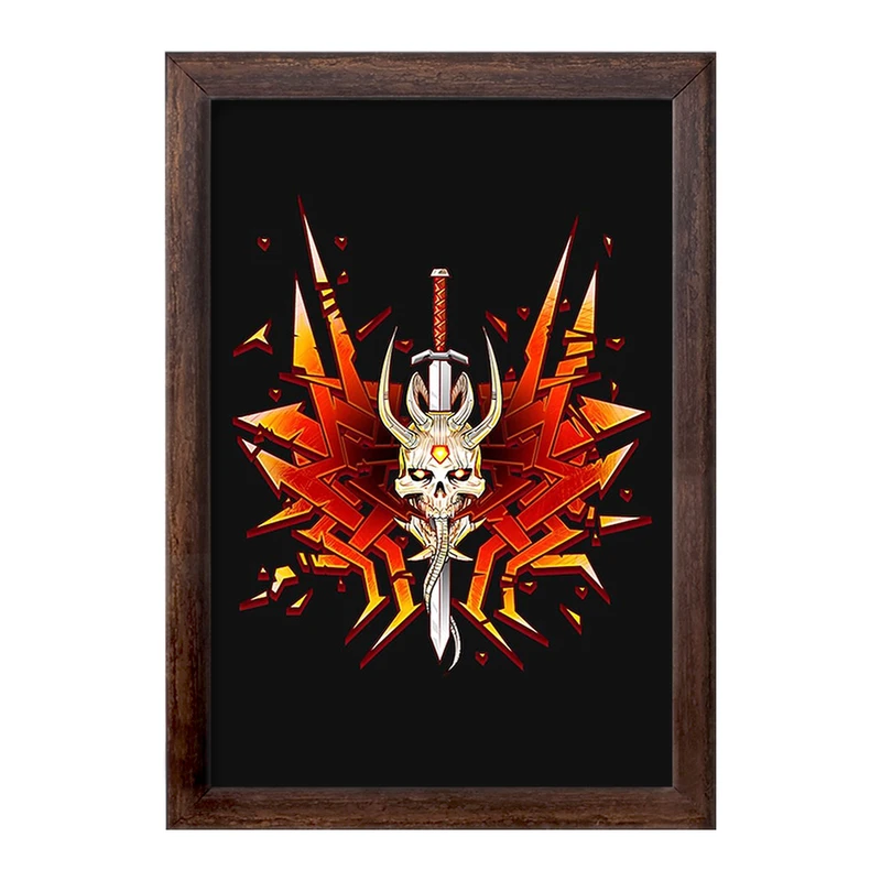 تابلو خندالو طرح بازی رستاخیز (Doom) کد 31405