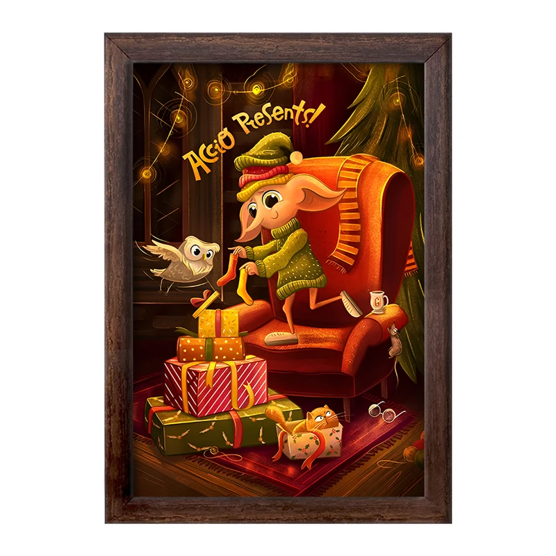 تابلو خندالو طرح دابی هری پاتر (Harry Potter) کد F12692