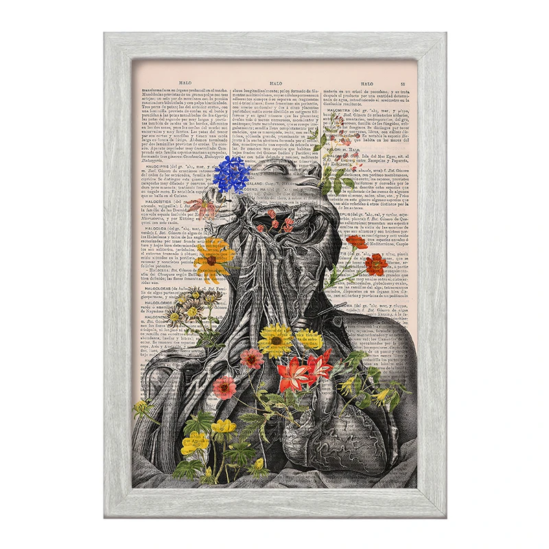 تابلو خندالو طرح آناتومی انسان (Human Anatomy) کد F14044