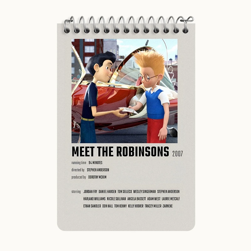 دفتر یادداشت 50 برگ خندالو طرح ملاقات رابینسون ها (Meet the Robinsons) کد F13265