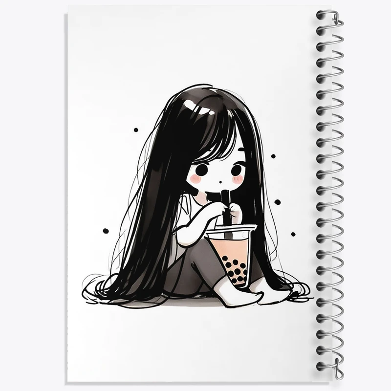 دفتر لیست خرید 50 برگ خندالو طرح دخترانه کد F4193