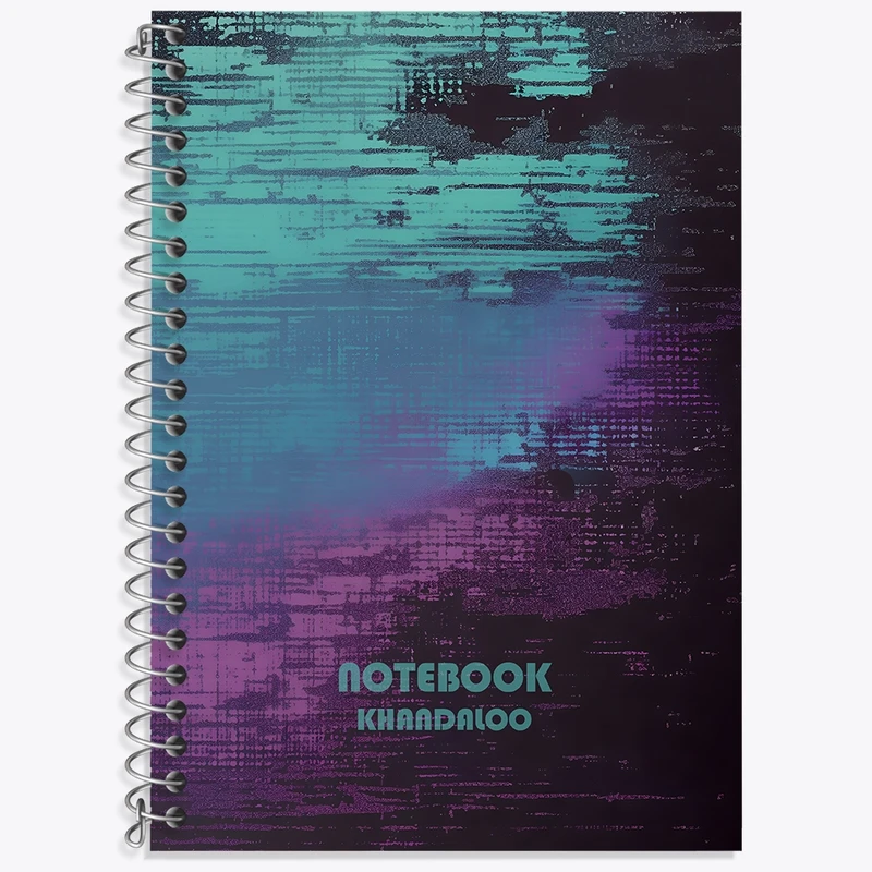 دفتر زبان 50 برگ خندالو مدل سه خط طرح مدرن کد N7594