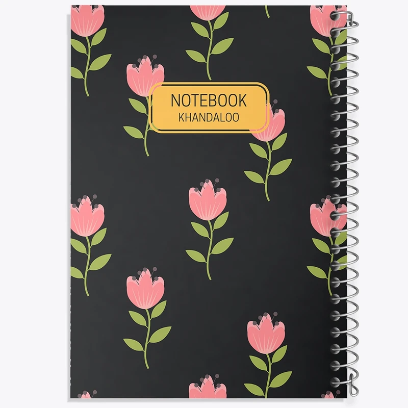 دفتر طراحی 50 برگ خندالو طرح گل گلی کد N667