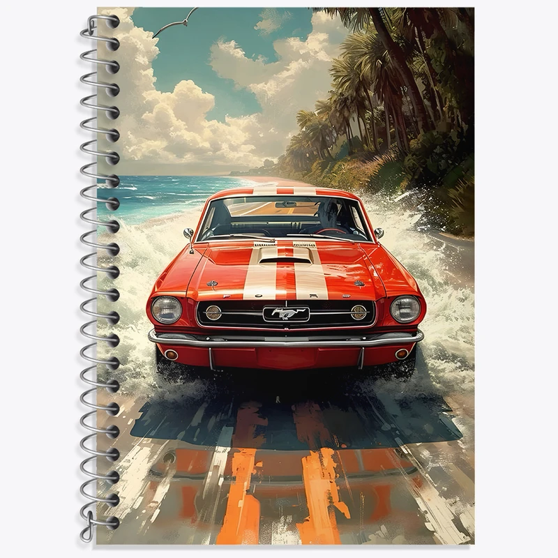 دفتر نت موسیقی 50 برگ خندالو طرح ماشین اسپرت کد F4112