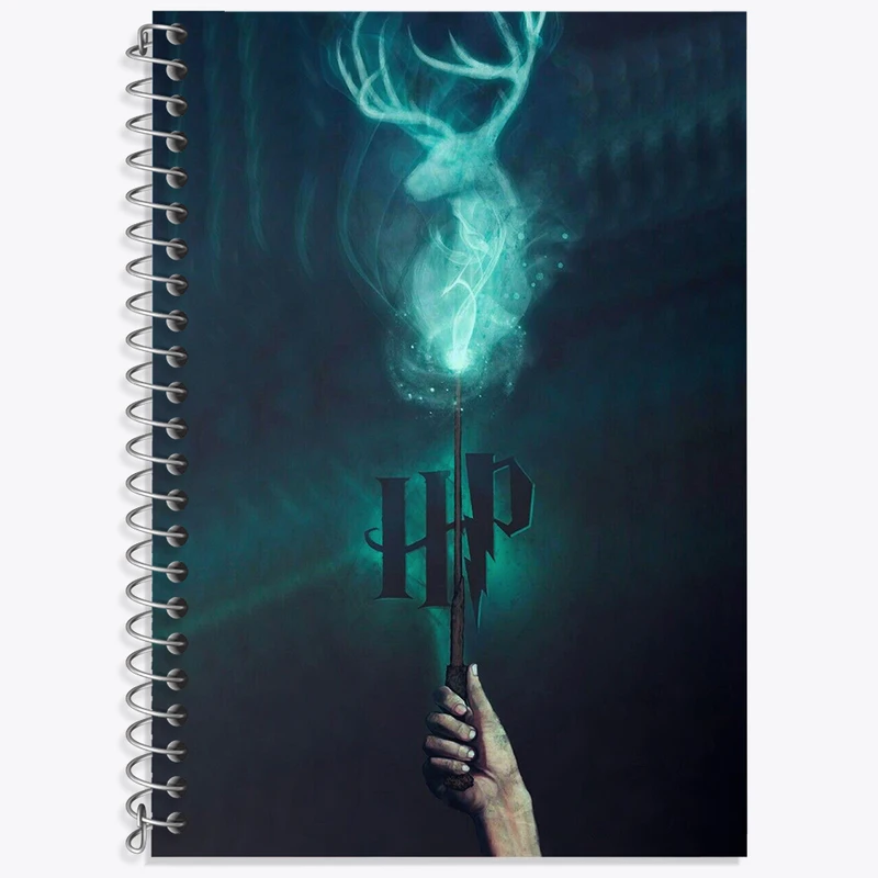 دفتر زبان دوخط 50 برگ خندالو طرح هری پاتر (Harry Potter) کد F4445