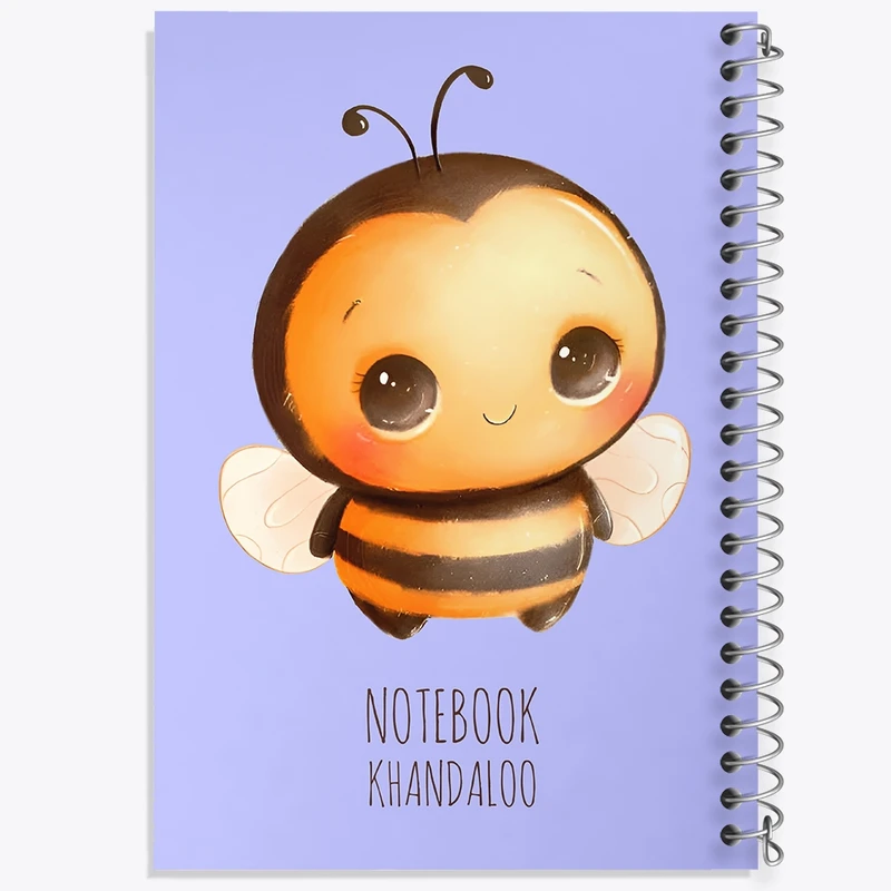 دفتر لیست خرید 50 برگ خندالو طرح زنبور بامزه کد N7780