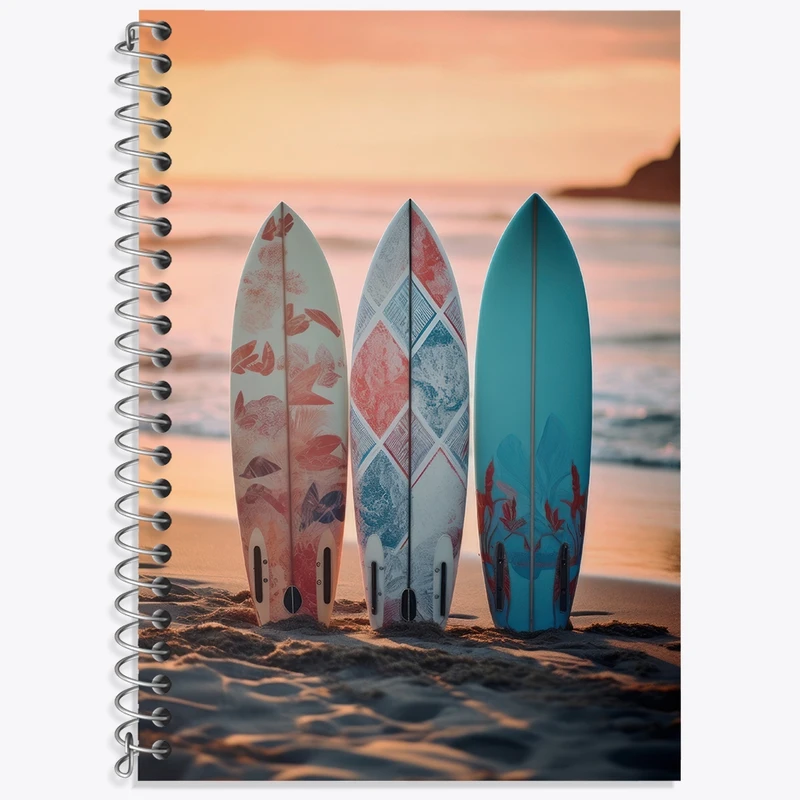 دفتر لغت 50 برگ خندالو طرح تخته موج سواری کد F3563