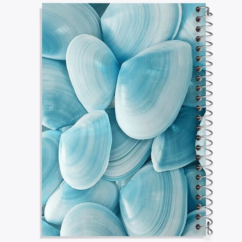 دفتر طراحی 50 برگ خندالو طرح صدف آبی کد N5320