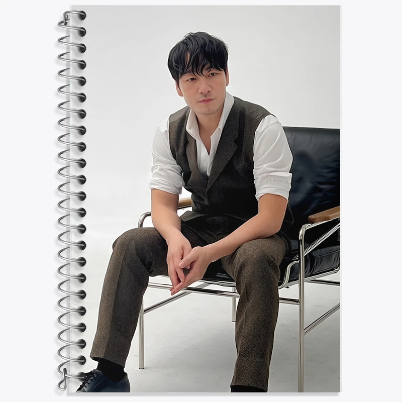 دفتر زبان 50 برگ خندالو مدل دو خط طرح پارک هه سو کد F11157