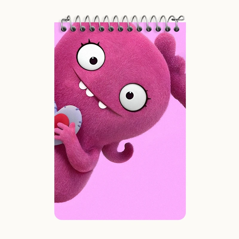 دفتر یادداشت 50 برگ خندالو طرح هیولای بامزه کد F3338