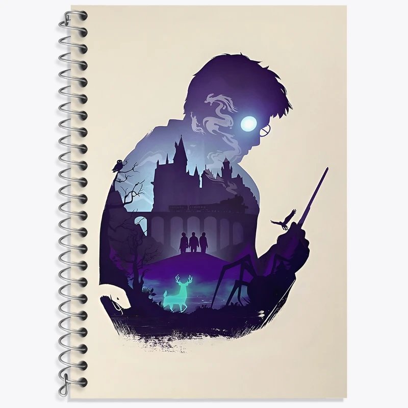 دفتر لغت 50 برگ خندالو طرح هری پاتر (Harry Potter) کد F4306