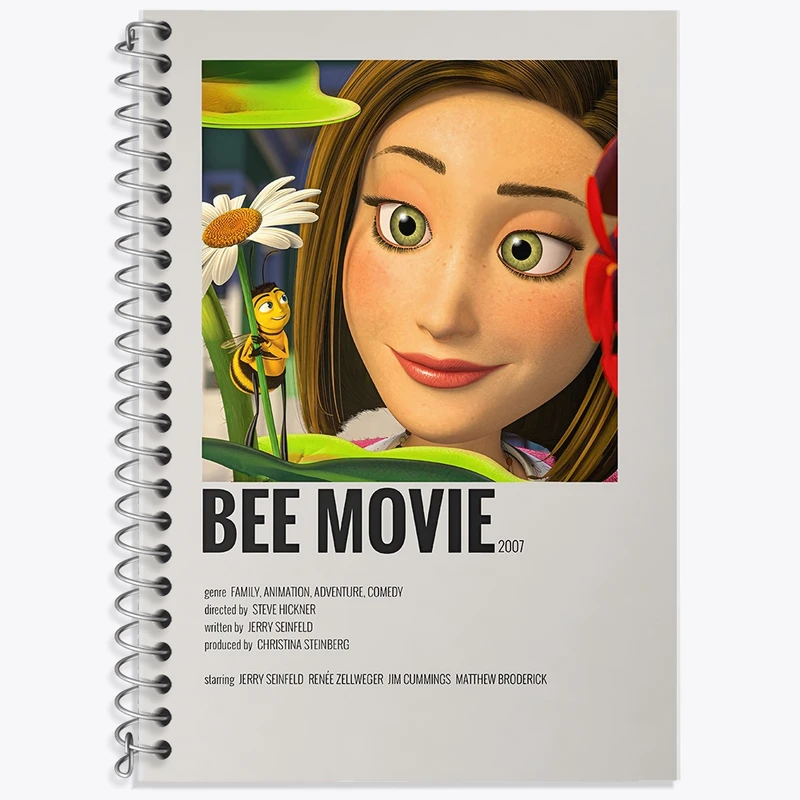 دفتر لغت 50 برگ خندالو طرح فیلم زنبور (Bee Movie) کد F13124