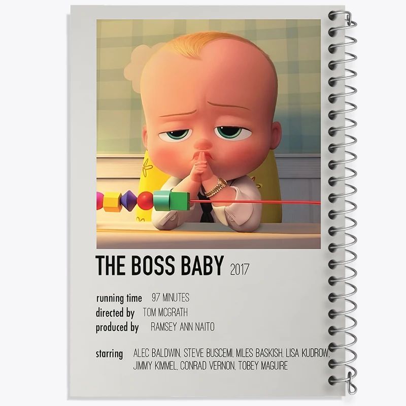 دفتر نقاشی 50 برگ خندالو طرح بچه رئیس (The Boss Baby) کد F13106