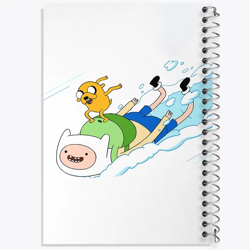 دفتر طراحی 50 برگ خندالو طرح جیک و فین وقت ماجراجویی Adventure Time  کد 20812