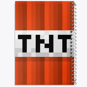 دفتر مشق 100 برگ خندالو طرح بازی ماینکرافت (Minecraft) کد N8689