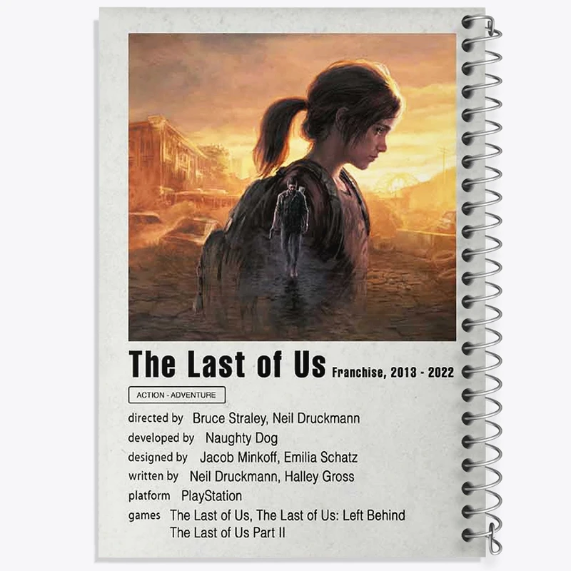 دفتر شطرنجی 50 برگ خندالو طرح آخرین بازمانده از ما (The last Of Us) کد F11251