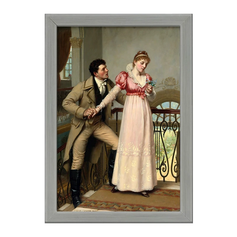 تابلو خندالو طرح نقاشی بله یا خیر اثر ادموند بلر لیتون کد F12458