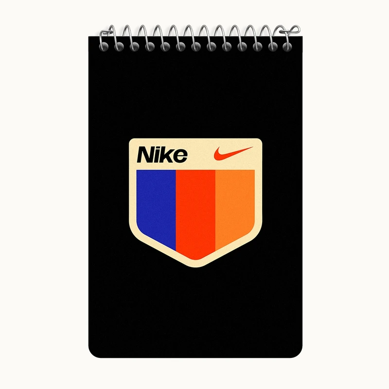 دفتر یادداشت 50 برگ خندالو طرح نایک (Nike) کد F10494