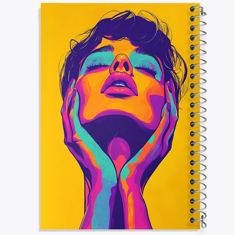 دفتر شطرنجی 50 برگ خندالو طرح دخترانه کد F9639