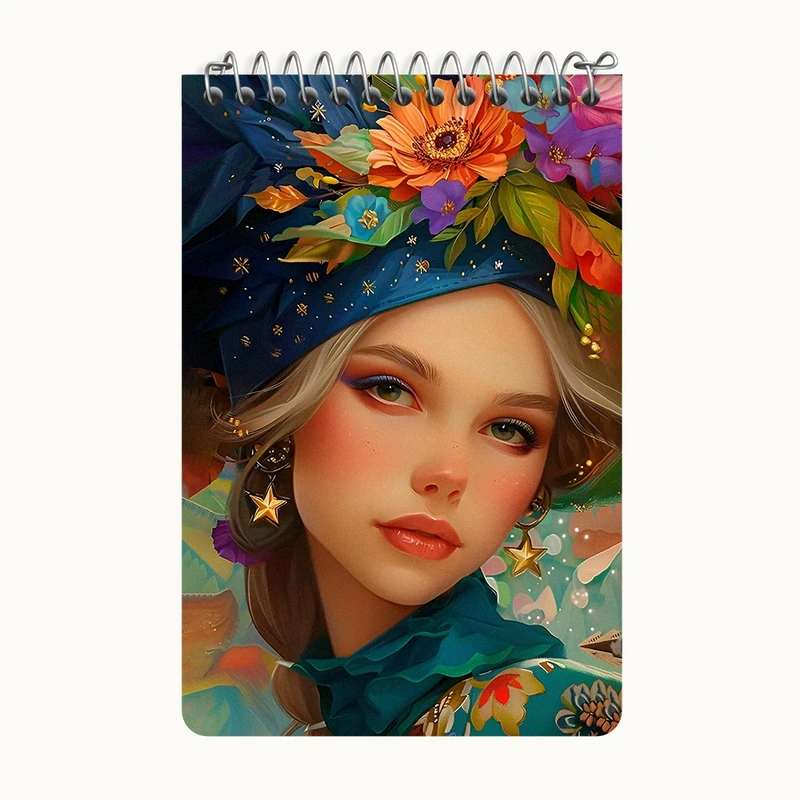 دفتر یادداشت 50 برگ خندالو طرح دخترانه کد F12661