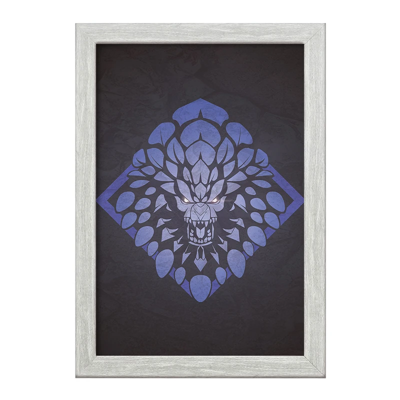 تابلو خندالو طرح بازی شکارچی هیولا (Monster Hunter) کد 33271