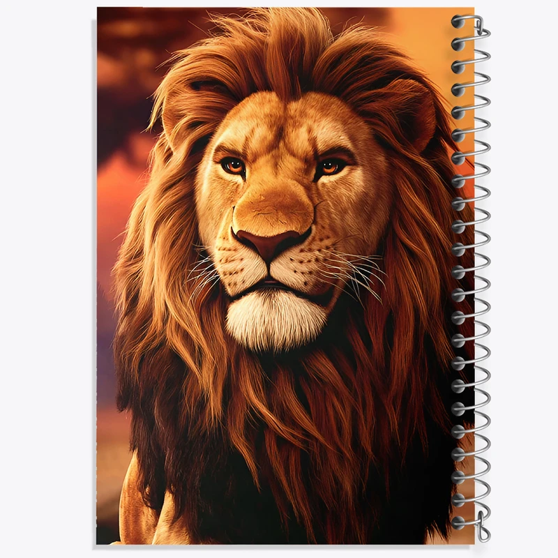 دفتر مشق 50 برگ خندالو طرح شیر کد F12654