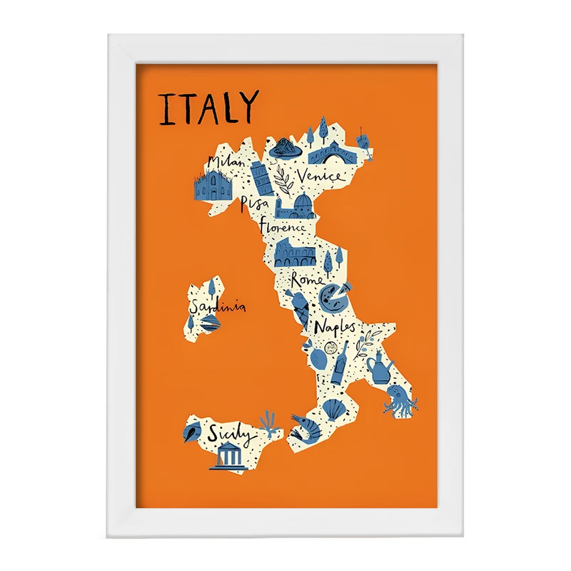 تابلو خندالو طرح ایتالیا (Italy) کد F14368