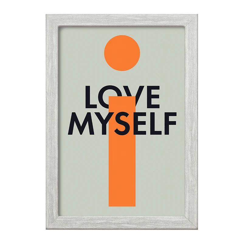 تابلو خندالو طرح Love My Self کد F10782