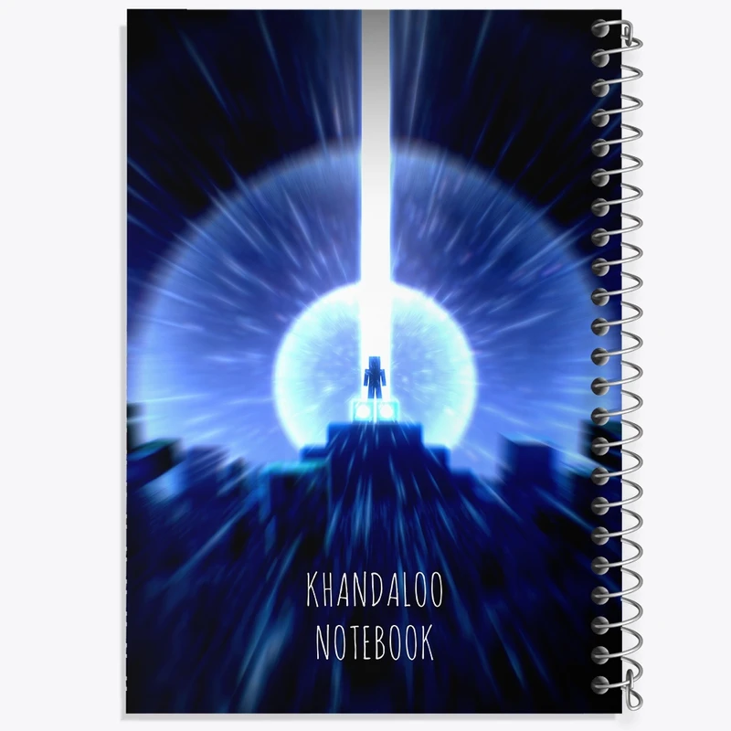 دفتر طراحی 50 برگ خندالو طرح بازی ماینکرافت (Minecraft) کد N8757