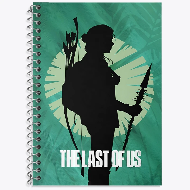 دفتر زبان 50 برگ خندالو مدل سه خط طرح آخرین بازمانده از ما (The Last of Us) کد F4454