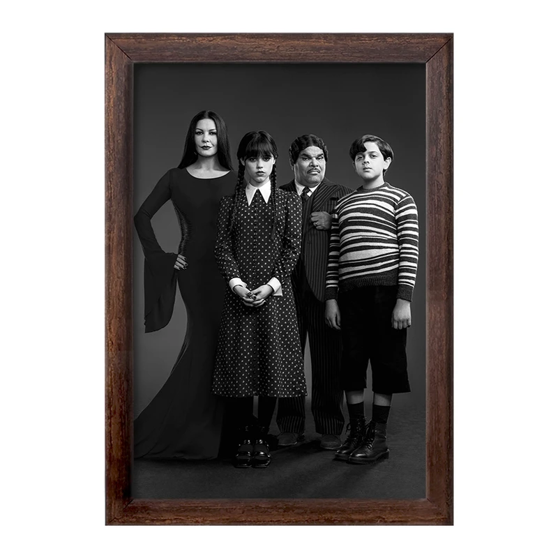 تابلو خندالو طرح خانواده آدامز ونزدی Wednesday  کد 22043